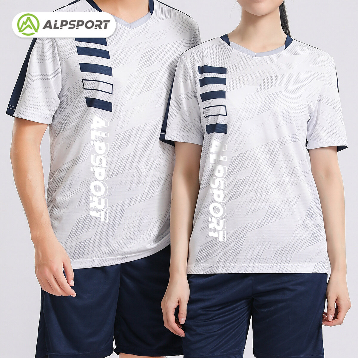 ALPSPORT YT2015 Badminton Suits For Men And Women Quick-Drying Sports Short-Sleeved Badminton Ball Competition Sportswear Professional ราคา 450 บาท*ส่งฟรี