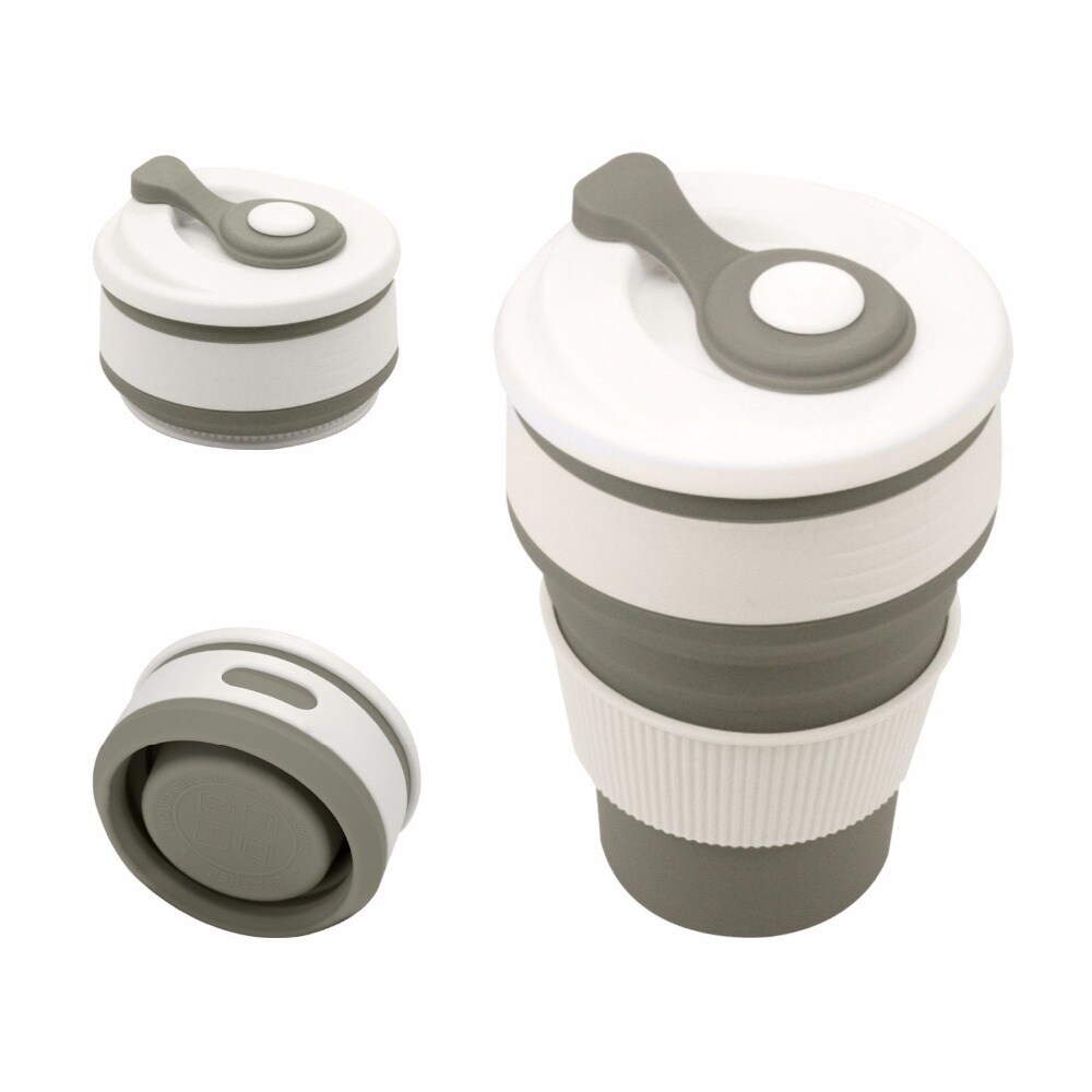 Gambar ?CW? Coffee MugsCollapsible Silicone Cup Folding Water Cups BPA FREE Food Grade DrinkingMugCoffee Cups