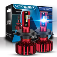 Novsight N11 LED Car Headlight  9005(HB3) 9006(HB4) H1 H3 H4 H7 H11 LED Headlight Bulb Kit High/Low Beam Fog Light 6000K 60W 10000LM Plug&Play 2 Pcs 1 Year Warranty
