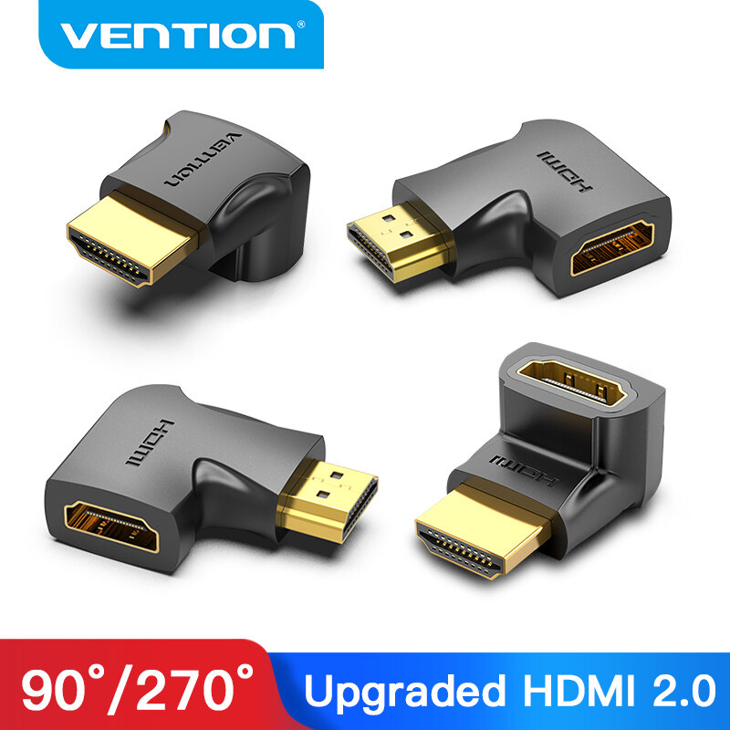 Vention Bộ Chuyển Đổi HDMI Bộ Chuyển Đổi Cáp Đực Sang HDMI Cái Góc Phải 90