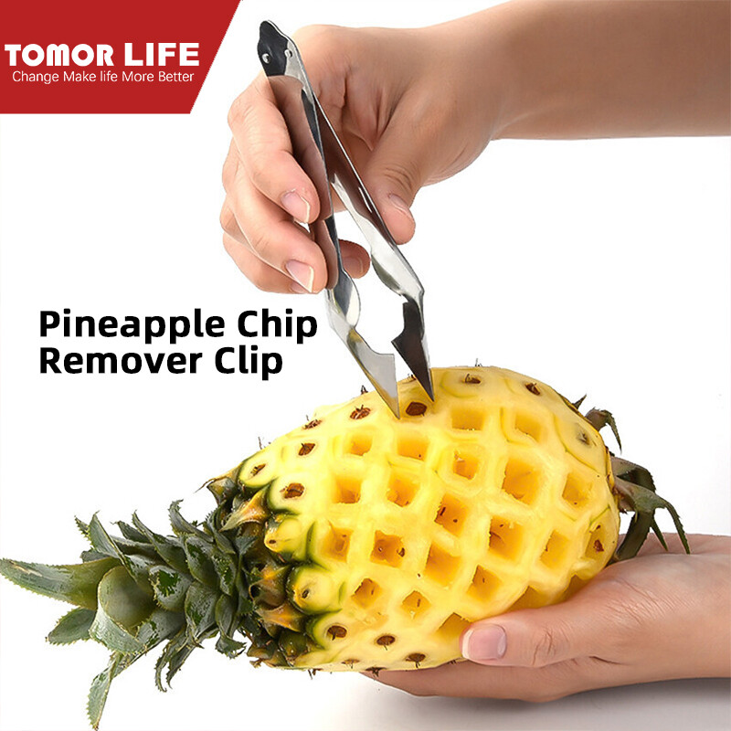 Tomor Life dứa chip Remover Clip Slicer cắt dứa Eye Peeler