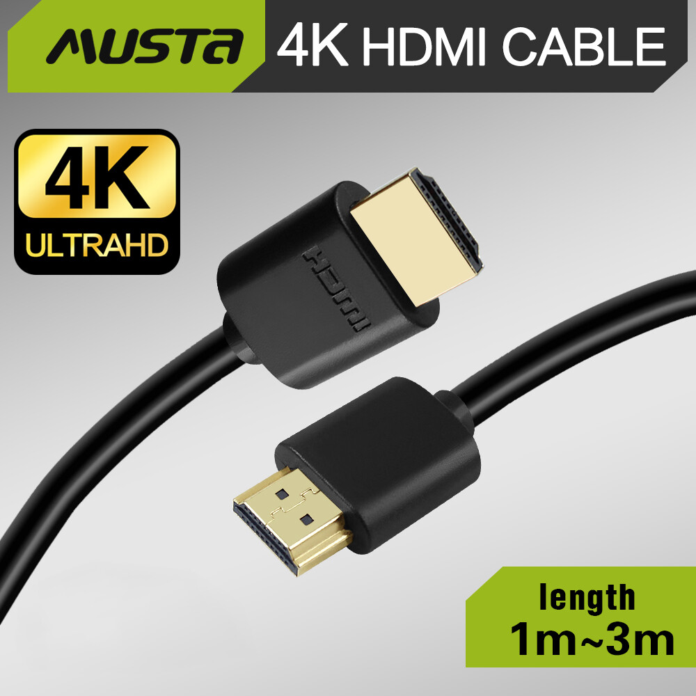 Musta 2.0 tốc độ cao cáp 18gbps 4k 3d 1080p hdmi cáp