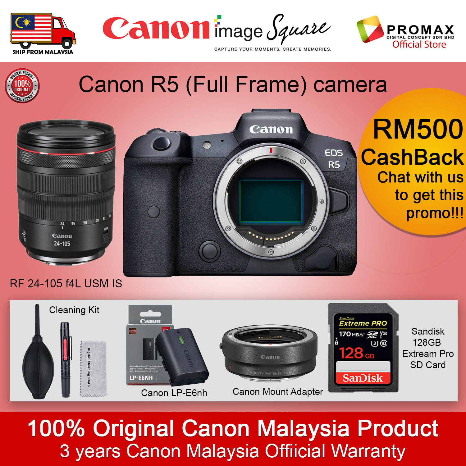 Canon EOS R5 Price in Malaysia & Specs - RM13999 | TechNave