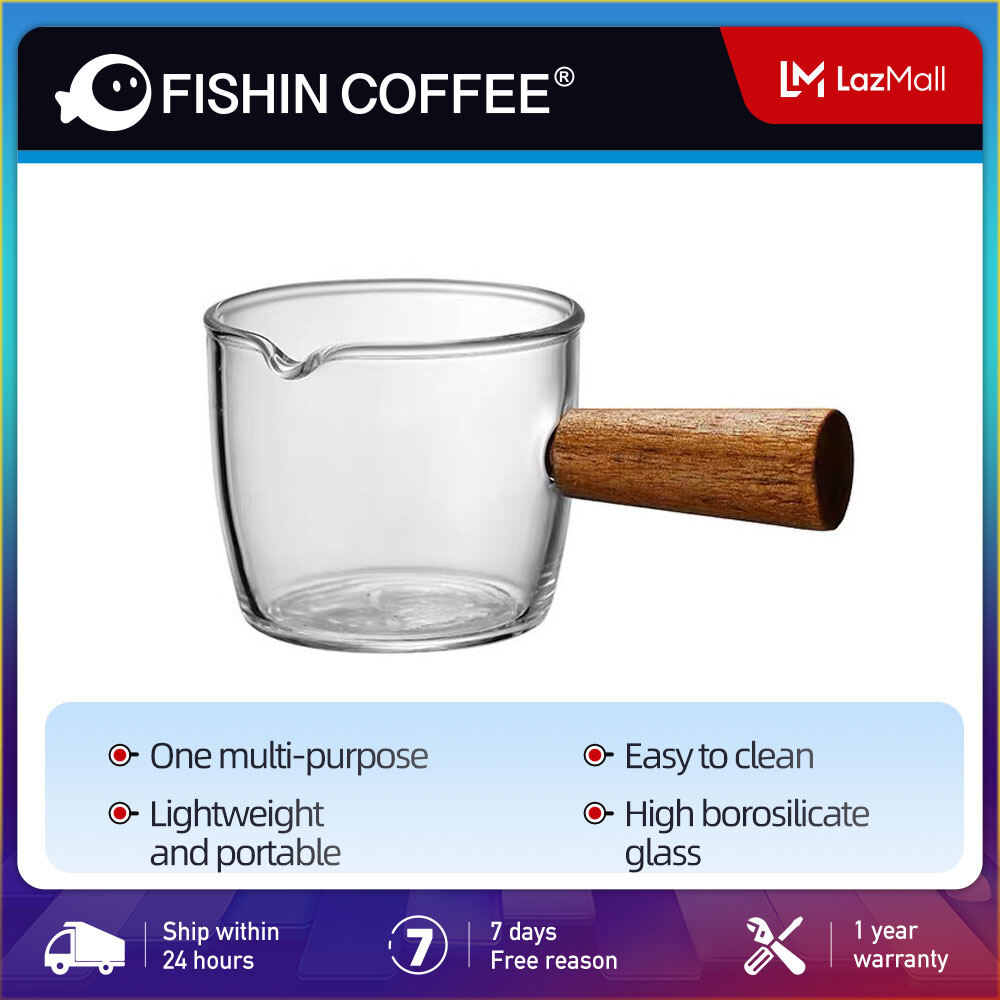 Fishin Cà Phê Cốc Espresso cà phê đồ dùng khai thác quy mô cốc đo lường f318