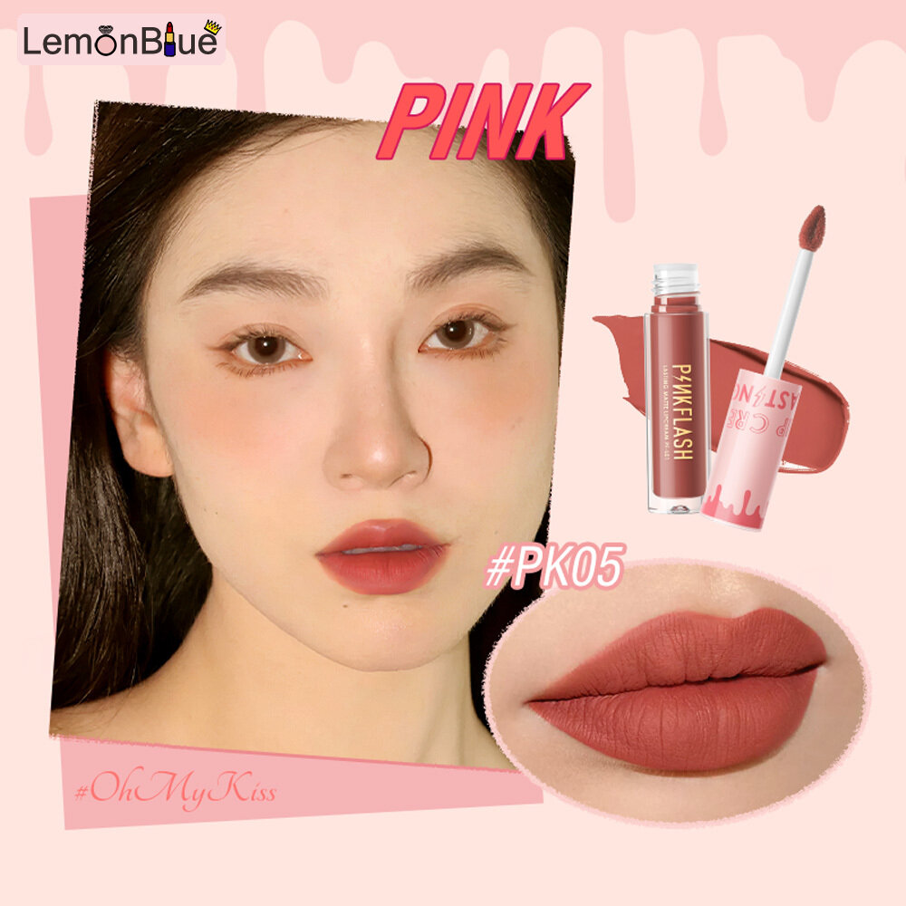 Gambar LemonBlue Matte Lipstick Moisturizing Lipstick Long Lasting Non Stick Cup Lip Glaze Long Lasting Lipstick For Women Red Matte Lipstick Women Girls Cosmetic Tool Moisturizing Finishing Lipstick Waterproof Moisturizing Lip Gloss