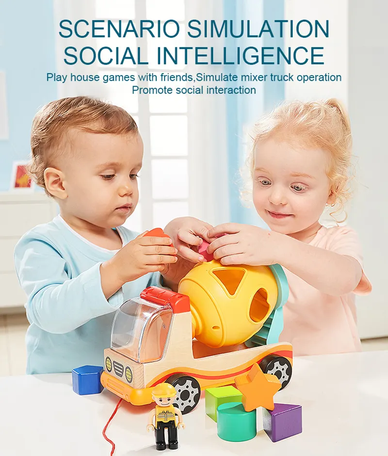 top bright wooden shape sorter toys for toddlers learning sort and match for 1 2 year old