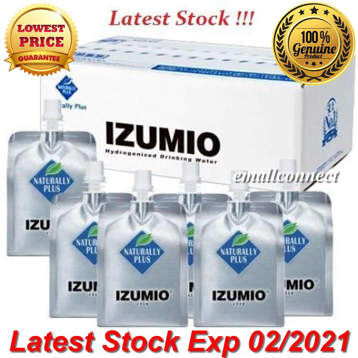 Naturally izumio hydrogen water 30 packs Exp 02/2021 (100% Original) READY STOCK