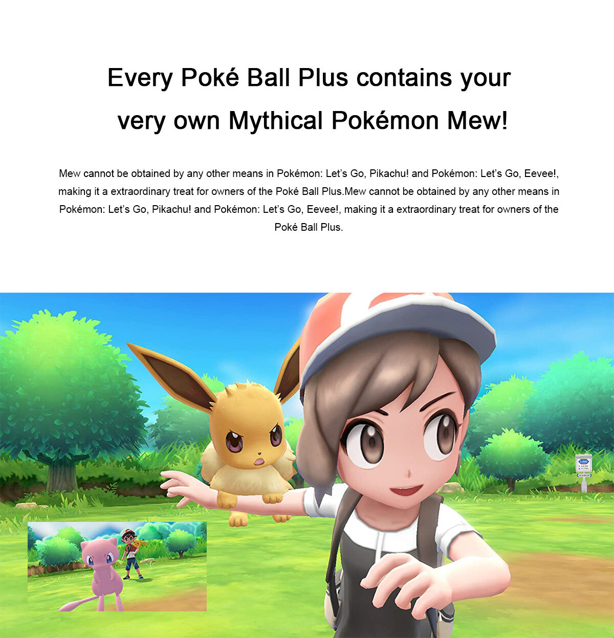 Go Eevee Pokemon Shield Let's Go Pikachu Nintendo Switch Game - Main Image