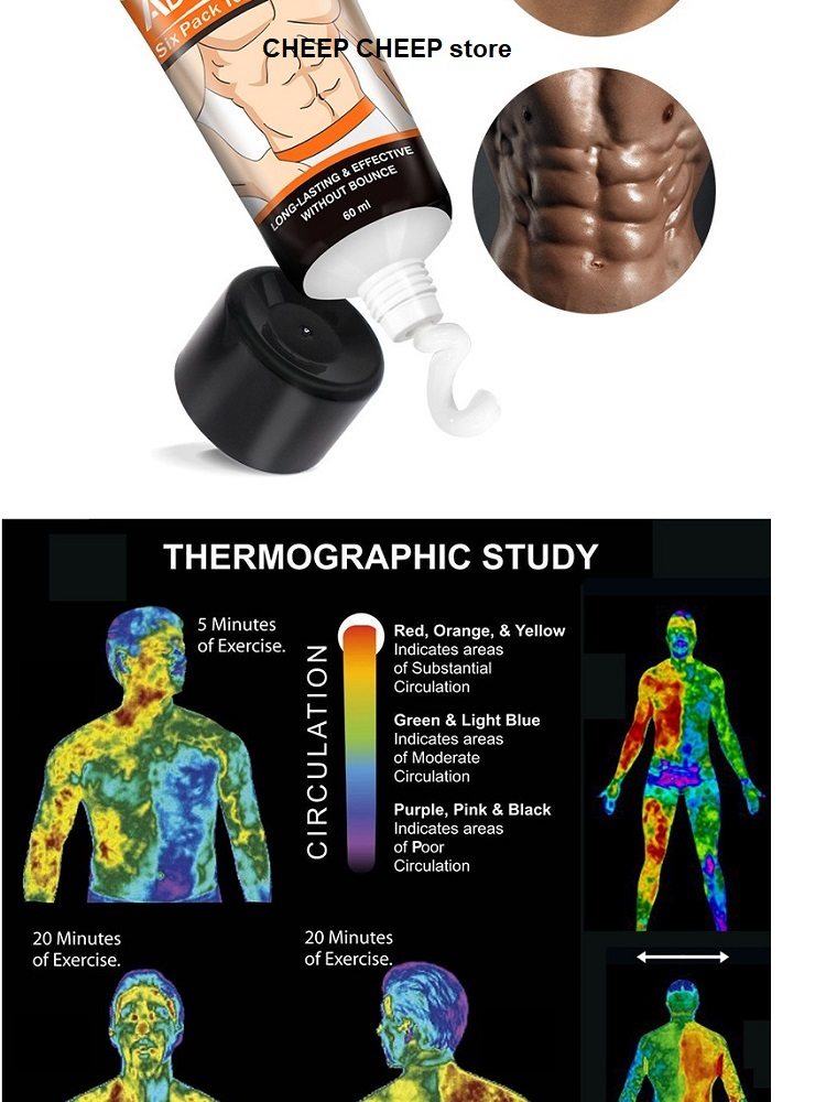 [BDAY SALE] Aliver Abs Muscle Stimulator Six Pack Toner Cream for Men