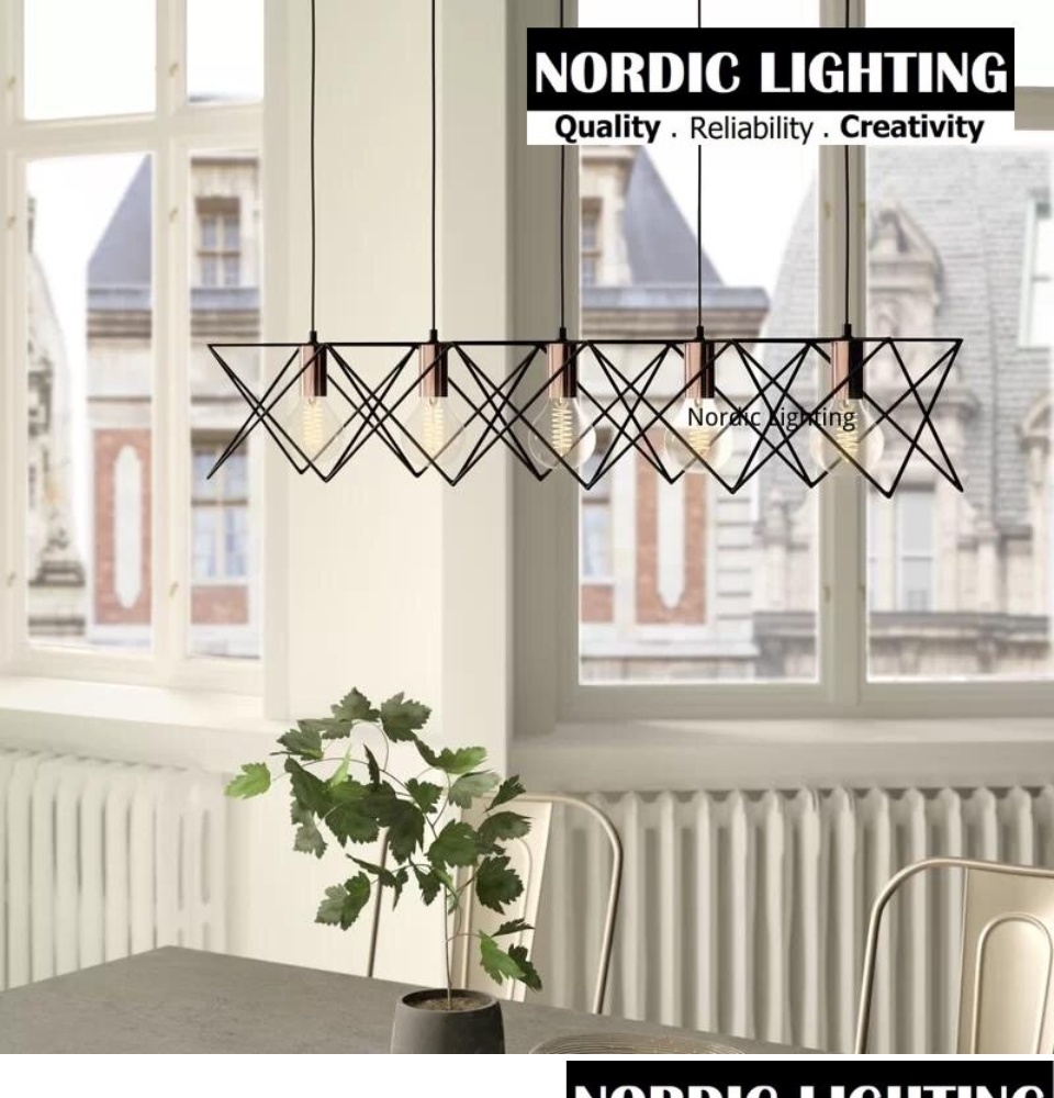 Nordic Lighting 5 Star Pendant Light 