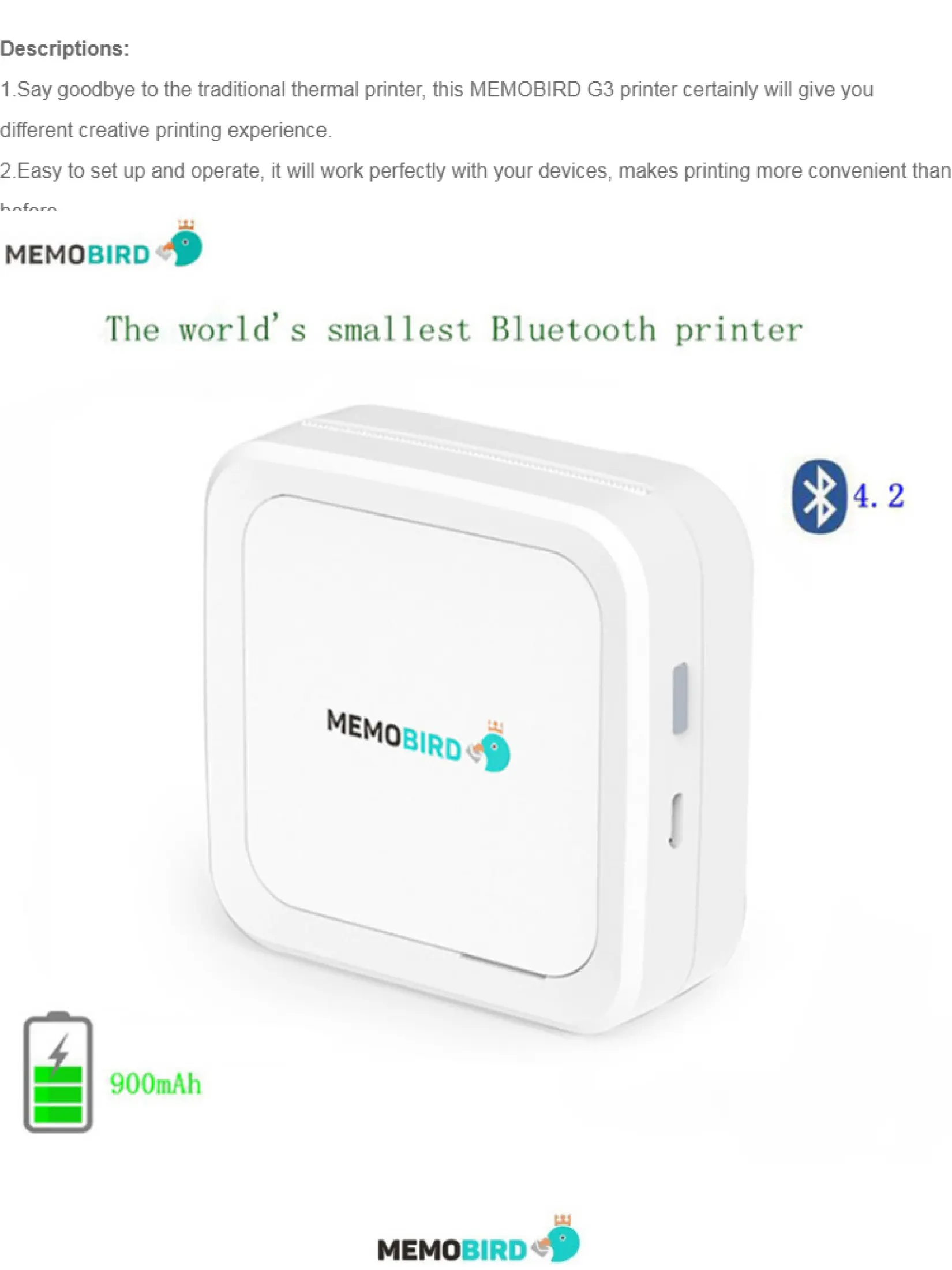 memobird thermal printer