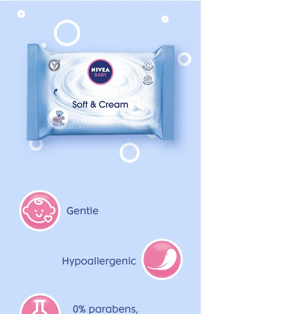 nivea wipes baby