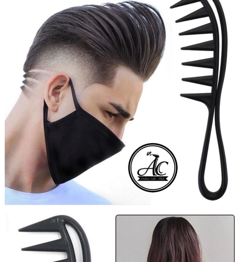 Breitzinkiger Holzkamm In Fischgrätenoptik Für Salonstyling_voghion.com