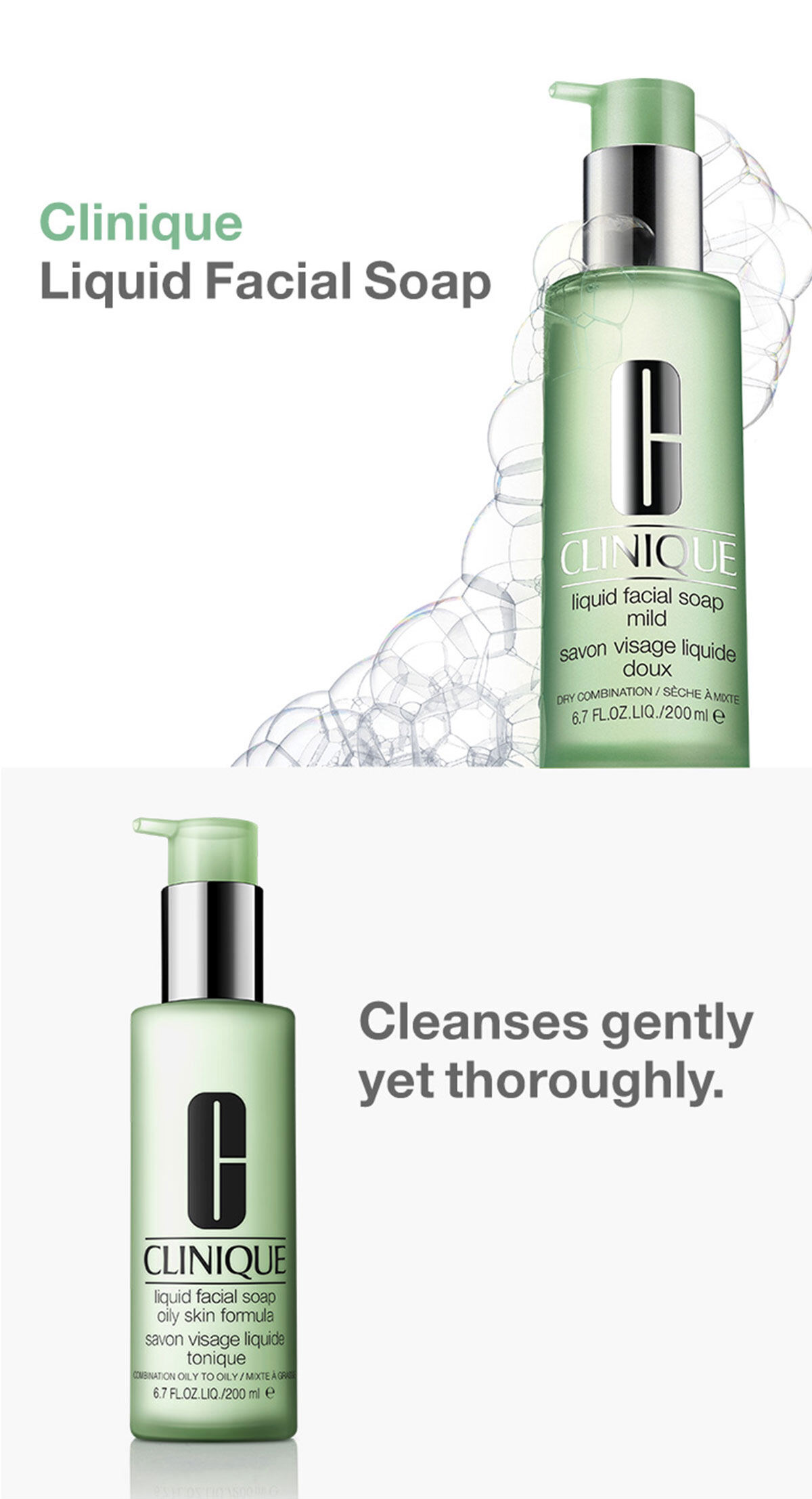 clinique face wash 400ml