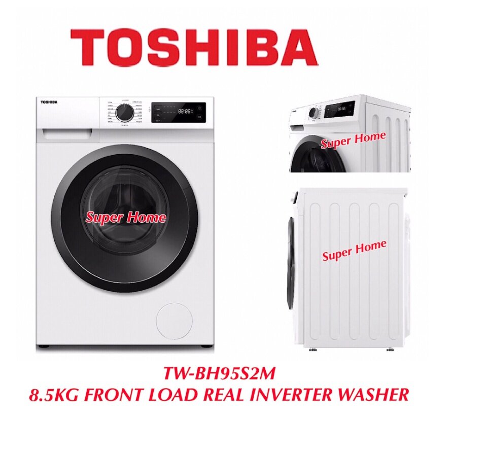Toshiba Washing Machine TWBH95S2M The Great Waves 8.5kg Front Load