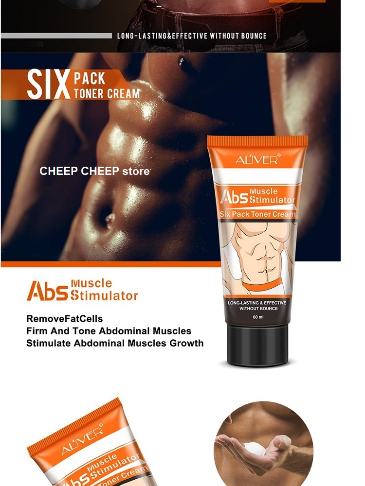 [BDAY SALE] Aliver Abs Muscle Stimulator Six Pack Toner Cream for Men