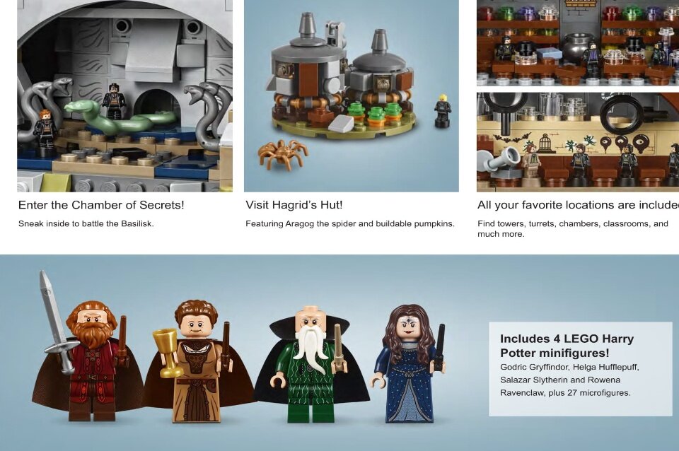 Lego Harry Potter 71043 - O Castelo De Hogwarts 6020 Peças - Brinquedos de  Montar e Desmontar - Magazine Luiza