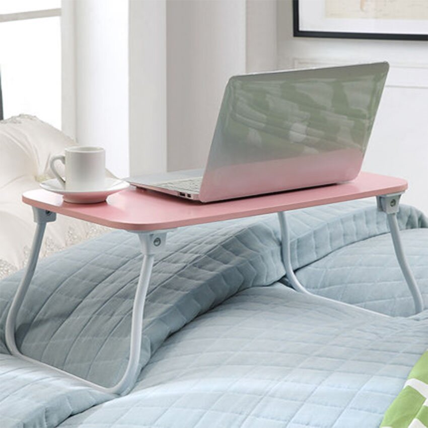 [PINK] Foldable Wooden Lap Desk Pink PGMall
