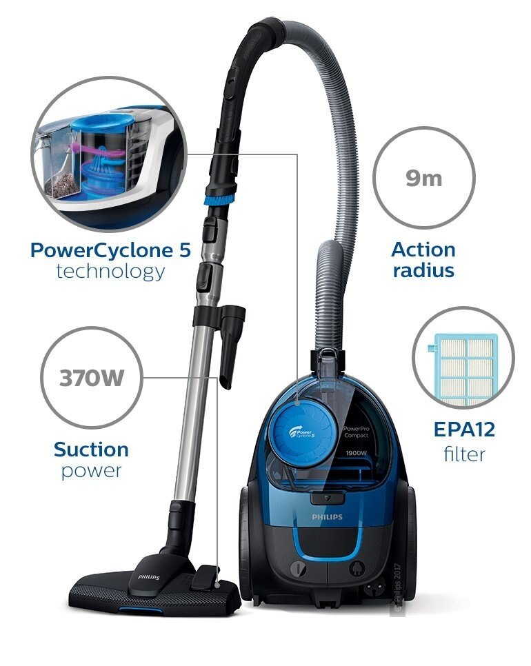 Philips PowerPro Compact Bagless vacuum cleaner FC9352 FC9352/62 PrestoMall Vacuum Cleaners
