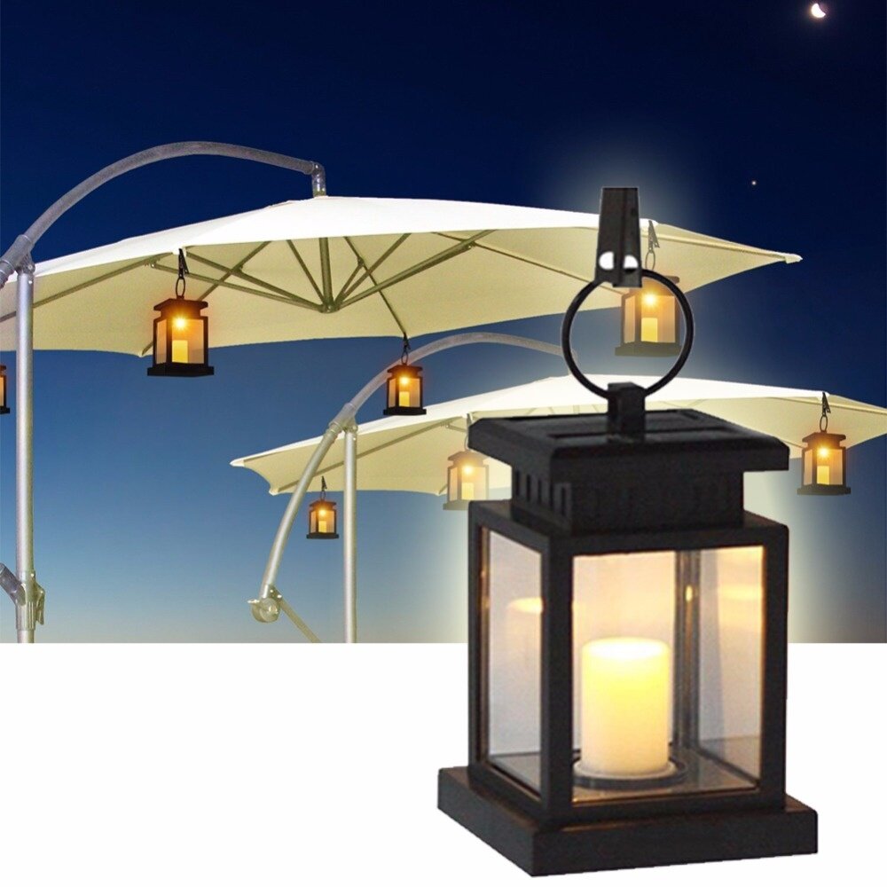 solar outdoor lantern candle 1