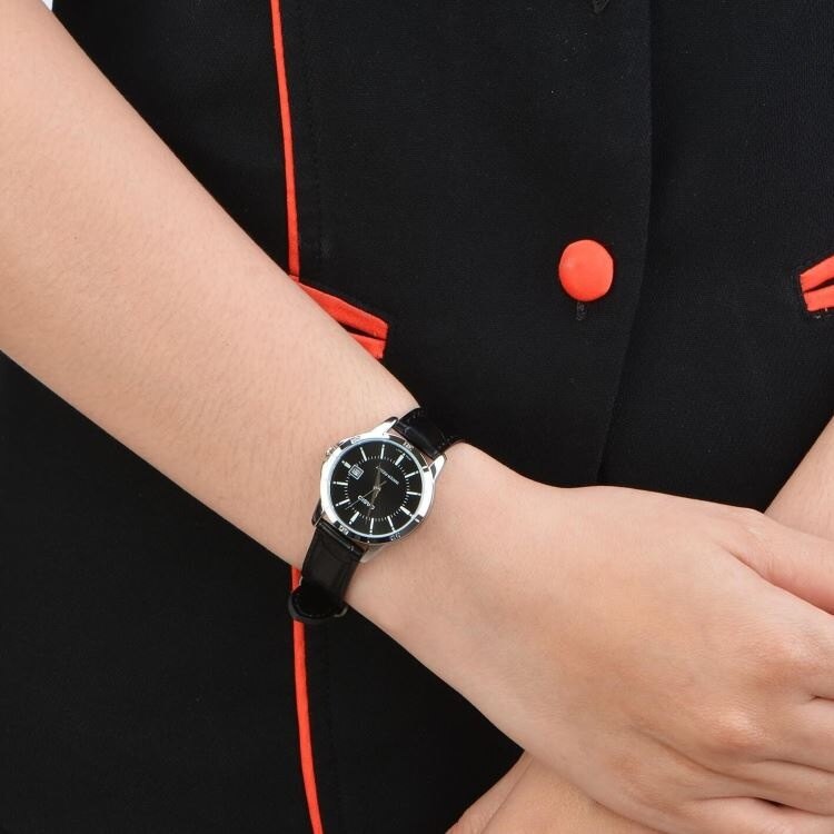 Casio LTP-V004L-1AUDF Women's Analog Date Leather Watch LTP-V004L-1A |  Lazada